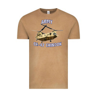 Vintage Camel ARMY CH-47 CHINOOK HELICOPTER Vintage Tee - InspiraDesign
