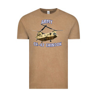 Vintage Coffee ARMY CH-47 CHINOOK HELICOPTER Vintage Tee - InspiraDesign