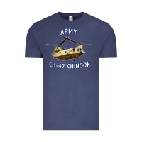 Vintage Denim ARMY CH-47 CHINOOK HELICOPTER Vintage Tee - InspiraDesign