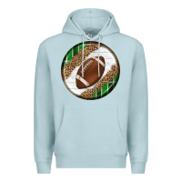 Blue Mist American Football Round Carrings 2 Premium Hoodie - BundleAndBundleShop
