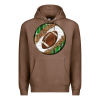 Chestnut American Football Round Carrings 2 Premium Hoodie - BundleAndBundleShop