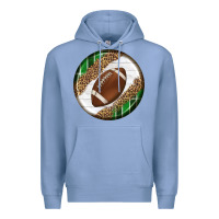 Colony Blue American Football Round Carrings 2 Premium Hoodie - BundleAndBundleShop