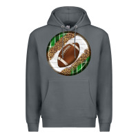 Rock American Football Round Carrings 2 Premium Hoodie - BundleAndBundleShop