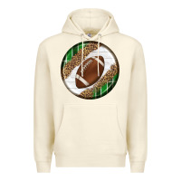 Sandshell American Football Round Carrings 2 Premium Hoodie - BundleAndBundleShop