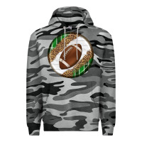Slate Camo American Football Round Carrings 2 Premium Hoodie - BundleAndBundleShop