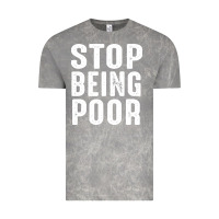 Cloud Rock stop being poor Vintage Tee - InspiraDesign