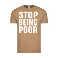 Vintage Coffee stop being poor Vintage Tee - InspiraDesign