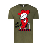 Vintage Olive vintage colonel reb mascot Vintage Tee - ArtChic