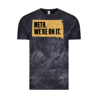 Cloud Black mens meth we're on it south dakota anti drugs campaign vintage t shirt Vintage Tee - ArtChic