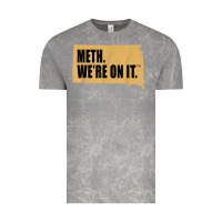 Cloud Rock mens meth we're on it south dakota anti drugs campaign vintage t shirt Vintage Tee - ArtChic
