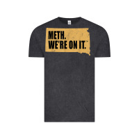 Vintage Black mens meth we're on it south dakota anti drugs campaign vintage t shirt Vintage Tee - ArtChic