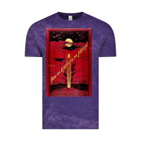 Cloud Purple From The Earth To The Moon Jules Verne Book Cover Design Vintage Tee - ArtChic