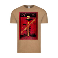 Vintage Coffee From The Earth To The Moon Jules Verne Book Cover Design Vintage Tee - ArtChic