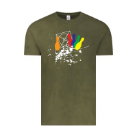 Vintage Olive awana games custom design Vintage Tee - ArtChic