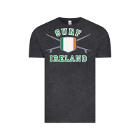 Vintage Black ireland surfing hoodie  irish flag surfboards design Vintage Tee - ArtChic