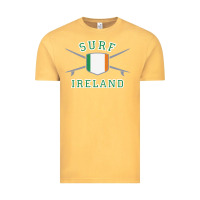 Vintage Mustard ireland surfing hoodie  irish flag surfboards design Vintage Tee - ArtChic