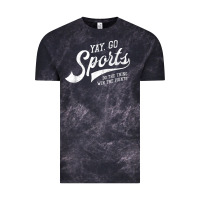 Cloud Black Yay Go Sports Vintage Funny Sports Vintage Tee - ArtChic