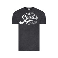 Vintage Black Yay Go Sports Vintage Funny Sports Vintage Tee - ArtChic