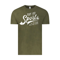 Vintage Olive Yay Go Sports Vintage Funny Sports Vintage Tee - ArtChic