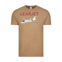 Vintage Coffee learjet airplane flying pilot long sleeve t shirt Vintage Tee - ArtChic