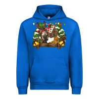 Cobalt christmas donkey candy house Urban Hoodie - BarkalooDesign