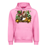 Fuchsia Pink christmas donkey candy house Urban Hoodie - BarkalooDesign