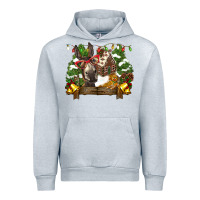 Heather Grey christmas donkey candy house Urban Hoodie - BarkalooDesign