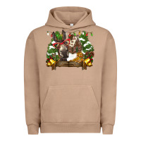 Pigment Burro christmas donkey candy house Urban Hoodie - BarkalooDesign