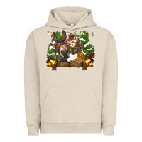 Pigment French Oak christmas donkey candy house Urban Hoodie - BarkalooDesign