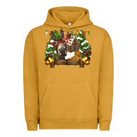 Pigment Peanut Butter christmas donkey candy house Urban Hoodie - BarkalooDesign