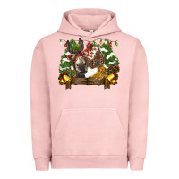 Pigment Salmon christmas donkey candy house Urban Hoodie - BarkalooDesign