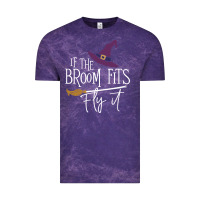 Cloud Purple if the broom fit fly it Vintage Tee - ArtChic