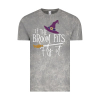 Cloud Rock if the broom fit fly it Vintage Tee - ArtChic