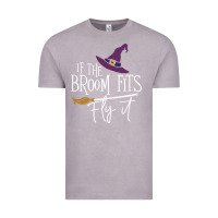 Vintage Zinc if the broom fit fly it Vintage Tee - ArtChic