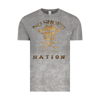 Cloud Rock Shoes nation no shoes nation no shoes nation no shoes nation Vintage Tee - ArtChic