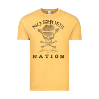 Vintage Mustard Shoes nation no shoes nation no shoes nation no shoes nation Vintage Tee - ArtChic