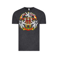 Vintage Black praha prague czech republic coat of arms ex czechoslovakia t shirt Vintage Tee - ArtChic