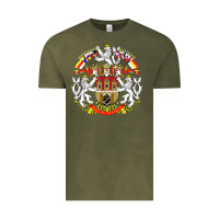 Vintage Olive praha prague czech republic coat of arms ex czechoslovakia t shirt Vintage Tee - ArtChic