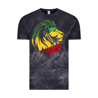 Cloud Black Lion of Judah Reggae, Rasta, Ethiopia Jamaican Roots Vintage Tee - ArtChic