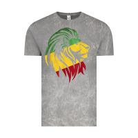 Cloud Rock Lion of Judah Reggae, Rasta, Ethiopia Jamaican Roots Vintage Tee - ArtChic