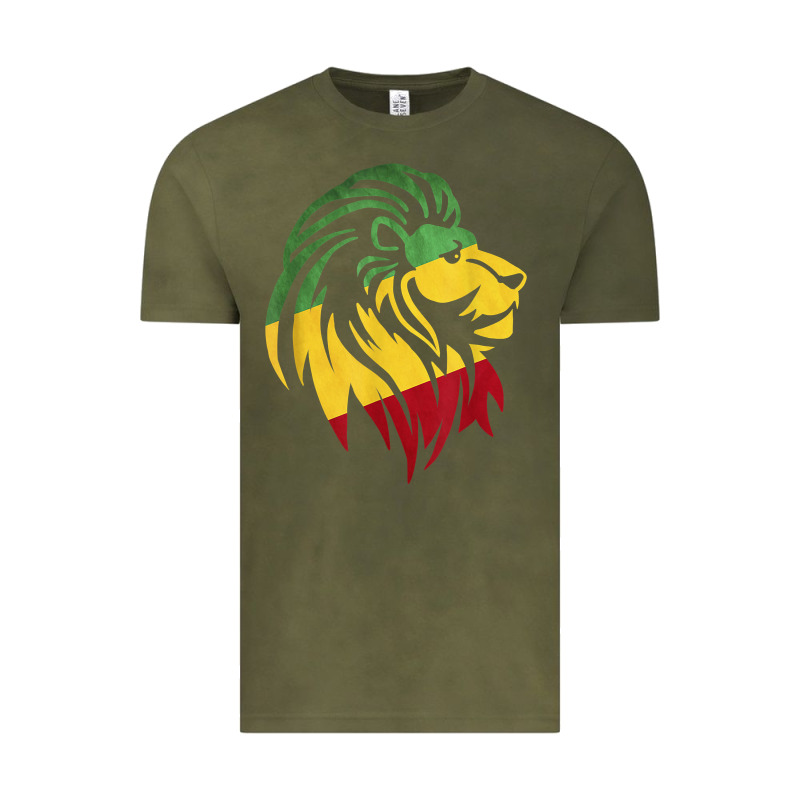 Lion Of Judah Reggae, Rasta, Ethiopia Jamaican Roots Vintage Tee by ArtChic | Teevron