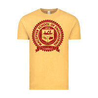 Vintage Mustard macgyver school of engineering Vintage Tee - ArtChic