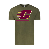Vintage Olive The central michigan of chippewas Vintage Tee - ArtChic