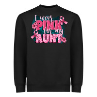 Black i wear pink for my aunt Heavyweight Sweatshirt - FaDigitalArtStudio