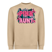 Mushroom i wear pink for my aunt Heavyweight Sweatshirt - FaDigitalArtStudio