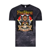 Cloud Black firehouse rock love Vintage Tee - ArtChic