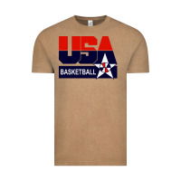 Vintage Coffee usa basketball Vintage Tee - ArtChic