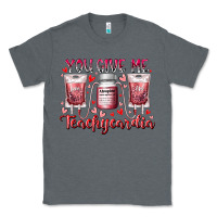 Charcoal Heather you give me teachcardia Classic Tee - RacoonDesign