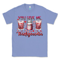 Colony Blue you give me teachcardia Classic Tee - RacoonDesign