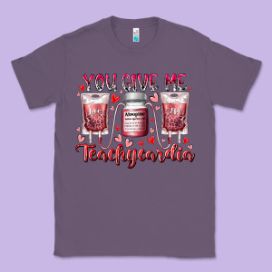 You Give Me Teachcardia Classic Tee Designed By Racoondesign